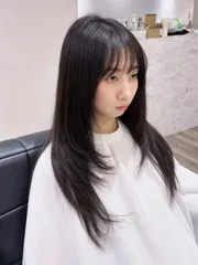 韓系層次剪作品，設計師 曾晴🐟，台中北區餘光