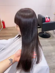 縮毛矯正燙作品，設計師 曾晴🐟，台中北區餘光