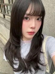 韓系層次燙作品，設計師 曾川石枋，台北大安區尤卡光復店