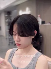 小顏劉海作品，設計師 Benny，台北中山區Epoch南京店