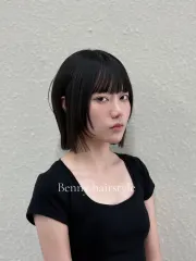韓系短髮層次剪裁作品，設計師 Benny，台北大安區Epoch南京店