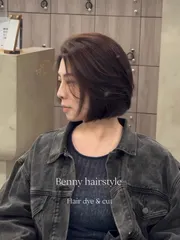 齊短髮設計作品，設計師 Benny，台北中山區Epoch南京店