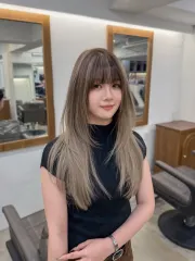 歐美漸層作品，設計師 Ying，台北大安區Holly hair