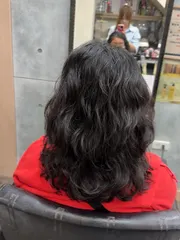 波紋捲作品，設計師 小希設計師，桃園中壢區中壢米樂美髮沙龍