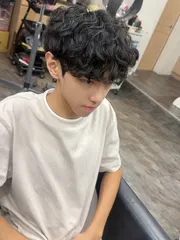 萊斯利紋理燙作品，設計師 小希設計師，桃園中壢區中壢米樂美髮沙龍