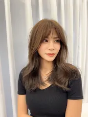 韓系剪髮 霧感髮色作品，設計師 Kime，新北新莊區VANGO HAIR