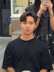 韓系男生髮型作品，設計師 Zoe，高雄左營區RAM hair studio