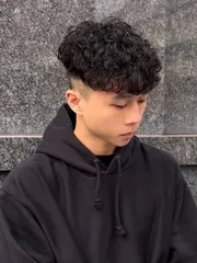 羊毛卷燙髮作品，設計師 Zoe，高雄左營區RAM hair studio