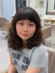 可愛感波紋卷作品，設計師 Zoe，高雄左營區RAM hair studio