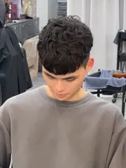 自然紋理作品，設計師 Zoe，高雄左營區RAM hair studio