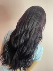 低調霧感紫色系作品，設計師 Vina，新北新莊區原 Hair Salon