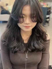 韓系自然雲朵燙作品，設計師 Vina，新北新莊區原 Hair Salon