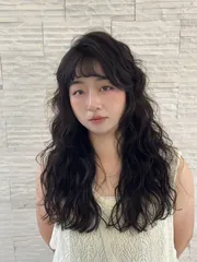 法式慵懶卷作品，設計師 台中燙髮專門 Jamie ෆ₊˚♡，台中西屯區Korewa 大隆店2樓