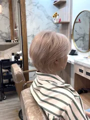 補漂髮根作品，設計師 R9羅捷，桃園中壢區蘵沙龍