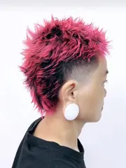 日系easy punk作品，設計師 小美，台中北屯區luba hair北屯店