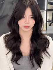 韓系氛圍感浪漫大捲作品，設計師 Quan，台中北區LAB hairsalon