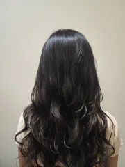 韓系燙髮作品，設計師 姝蓉，台北大安區Hair Garden