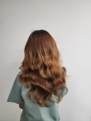 韓系層次剪裁作品，設計師 姝蓉，台北大安區Hair Garden