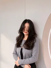 韓系層次剪裁作品，設計師 Xuan 萱，台中西屯區Korewa大隆店三樓
