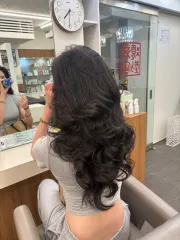 深波紋鬈作品，設計師 COCO，台北內湖區新宿髮型內湖店