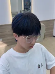 區塊設計染作品，設計師 LESLIE，台北中正區Allies hair salon