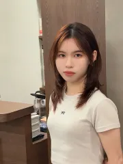 鎖骨層次作品，設計師 Cannon，台北大同區Wheneversalon赤峰店
