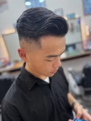 美式漸層剪裁作品，設計師 小9，高雄三民區99 Barbershop