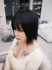 韓系外翹作品，設計師 小美，台北大安區Hearts