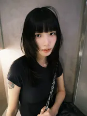 韓系層次剪作品，設計師 小美，台北大安區Hearts