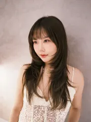 韓系層次剪作品，設計師 小美，台北大安區Hearts