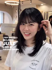 鎖骨層次剪作品，設計師 小美，台北大安區Hearts
