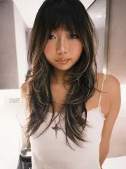 層次剪作品，設計師 小美，台北大安區Hearts