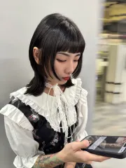 公主切+高層次+狼尾元素作品，設計師 Ginnie Lin，高雄前金區境界髮型沙龍