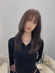 韓系層次剪作品，設計師 Leora ✨，台北中山區Lifeart