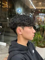 日系羊毛卷作品，設計師 Andy，台北士林區關於髮廊