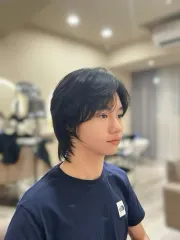 狼尾作品，設計師 Fiona，台中北區MOGA HAIR
