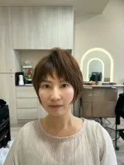 日系短髮作品，設計師 Fiona，台中北區MOGA HAIR