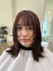 韓系層次剪作品，設計師 沐巳Aaron艾倫，桃園桃園區沐巳