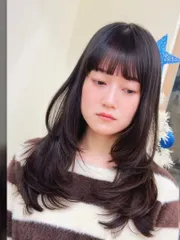 層次燙髮尾C作品，設計師 Joyce，台北大安區Klatch 新生店