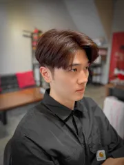 混血髮色+男生剪髮作品，設計師 KAI，台南東區髮の匠Hair salon