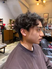紋理燙+韓系燙髮作品，設計師 KAI，台南東區髮の匠Hair salon