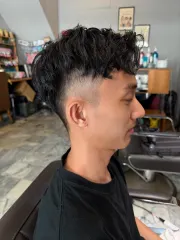 紋理燙、男生燙髮作品，設計師 KAI，台南東區髮の匠Hair salon
