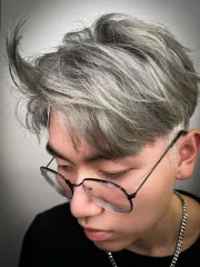 灰色系作品，設計師 KAI，台南東區髮の匠Hair salon
