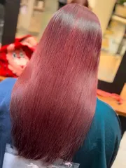 寶石紅作品，設計師 Joy，台中西區Lish hair