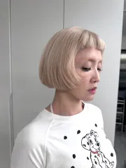 歐美白金作品，設計師 威廉，台北中山區Kommhair 松江店