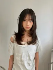 層次作品，設計師 Kina，台北大安區ROUND2 HAIR SALON 復興店