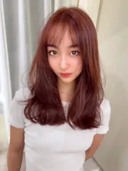 單色染作品，設計師 Kina，台北大安區ROUND2 HAIR SALON 復興店