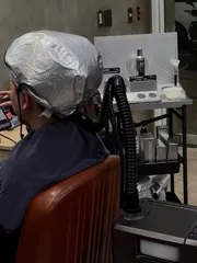 微胜肽魚子醬結構修護作品，設計師 小豆，台中西區囧Hair