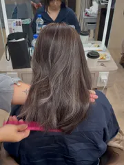 低調高級線條染作品，設計師 子寧設計師，新北板橋區Faith salon 費思沙龍