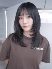 韓系層次燙作品，設計師 Liz 🌰，台中西屯區Korewa
